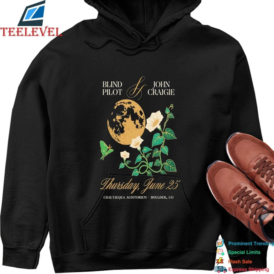Blind Pilot And John Craigie Boulder CO On June 25 2026 Shirts
