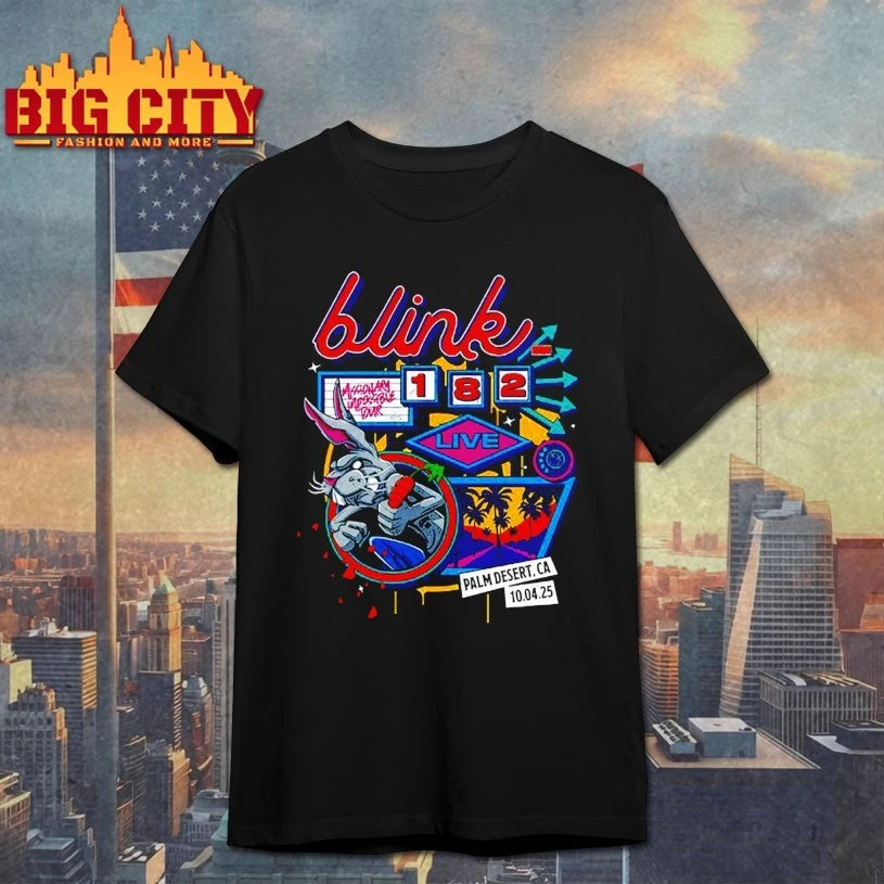 Blink 182 Live At Palm Desert Ca Sep 4 2025 Event shirt
