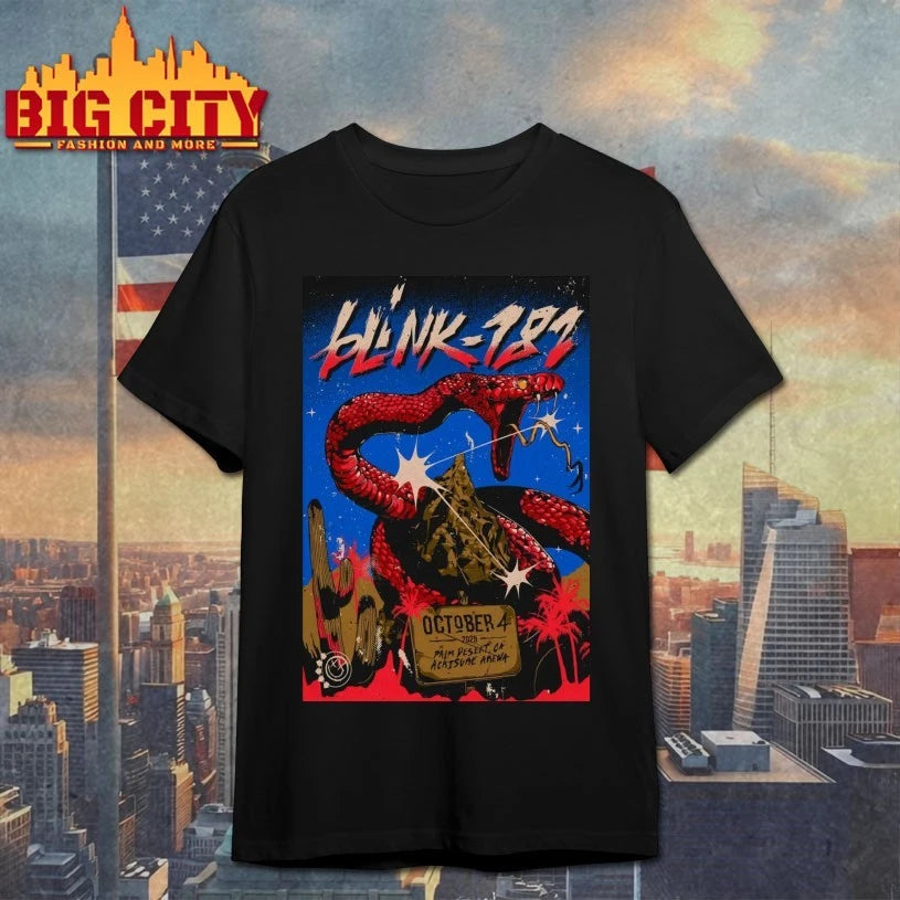 Blink 182 Palm Desert Tour On Oct 4 2025 Poster shirt