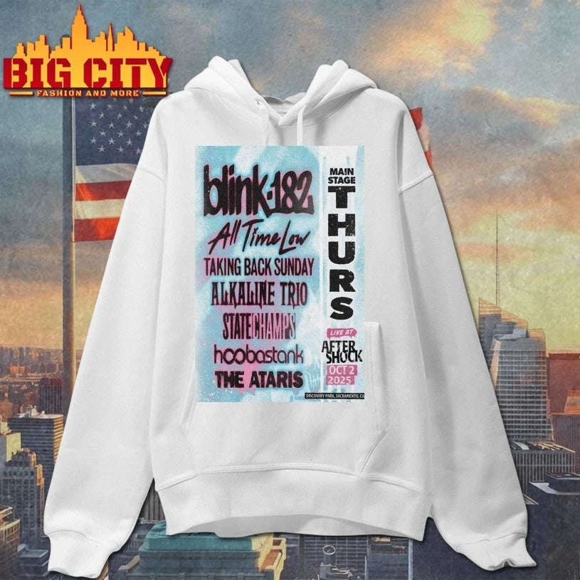 Blink 182 Sacramento, CA Oct 2 2025 Poster shirt