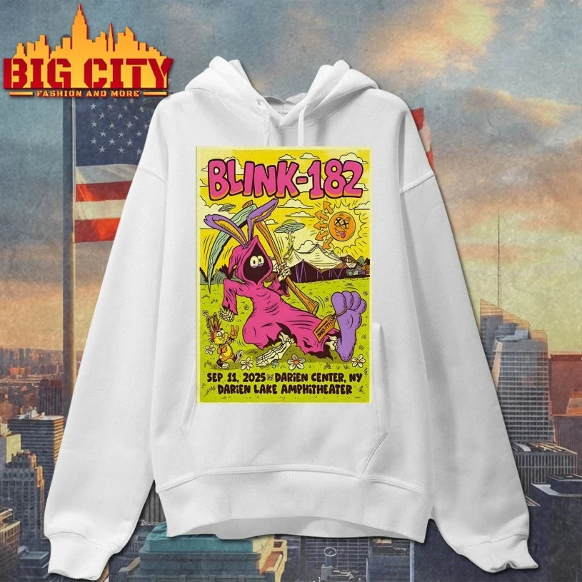 Blink 182 Sep 11 2025 Darien Lake Amphitheater In Darien Center NY Poster shirt