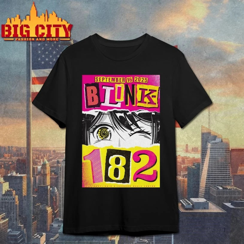 Blink 182 Sep 16 2025 Riverbend Music Center Cincinnati OH Poster shirt