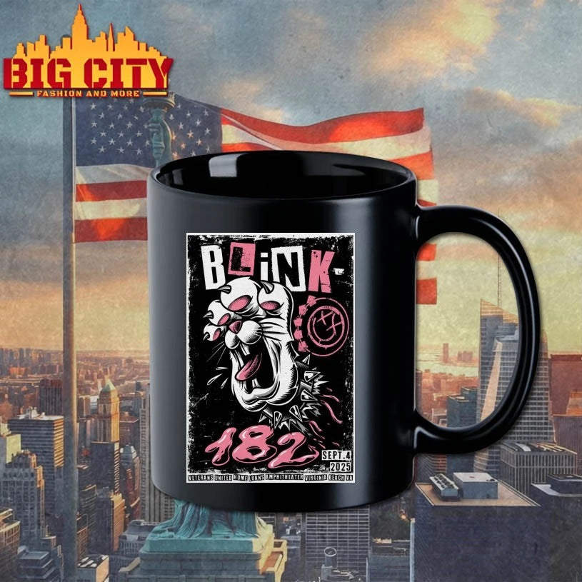 Blink 182 Sept 4 2025 Veterans United Home Loans Amphitheater In Virginia Beach VA Poster Shirts