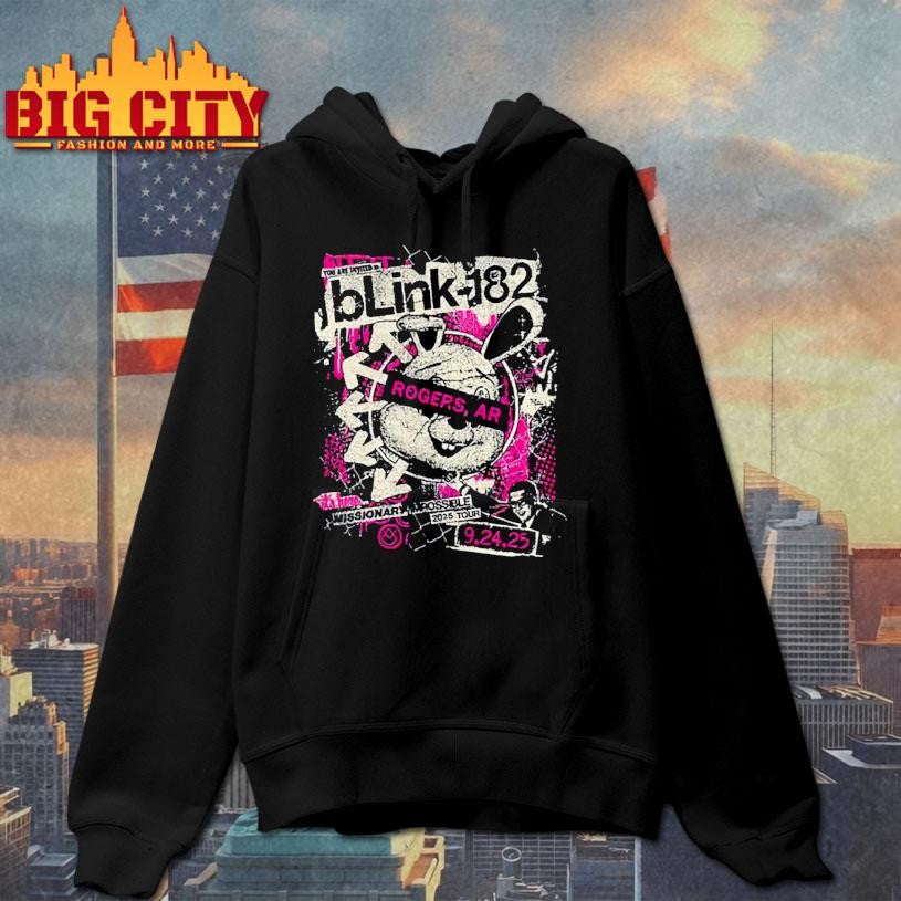 Blink 182 Walmart Arkansas Music Pavilion Rogers AR Sep 24 2025 Shirt
