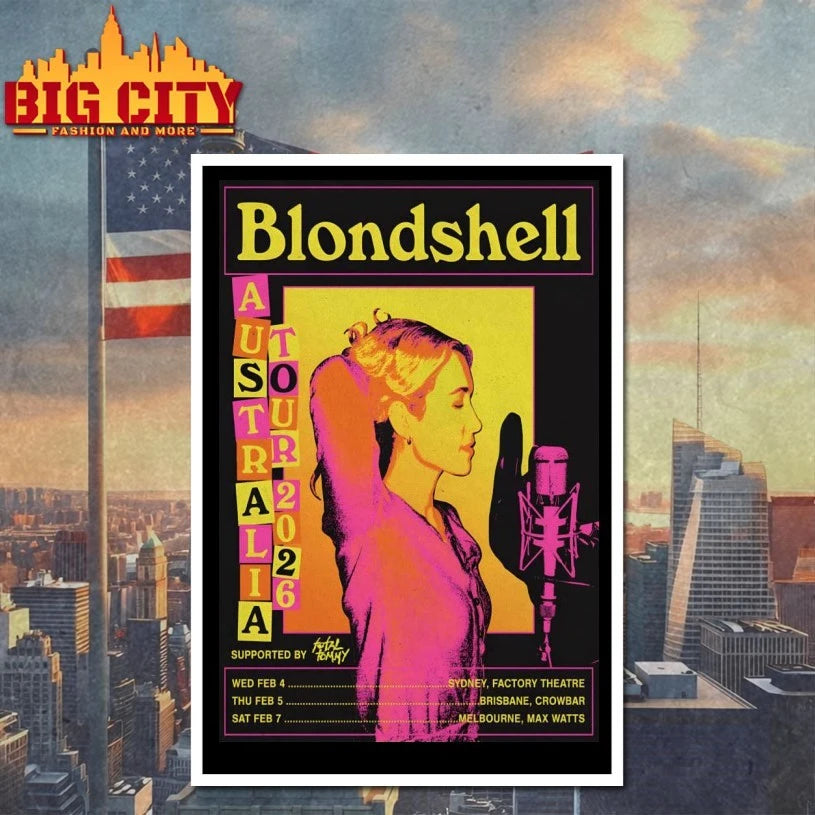 Blondshell Australia 2026 Shows Poster shirt