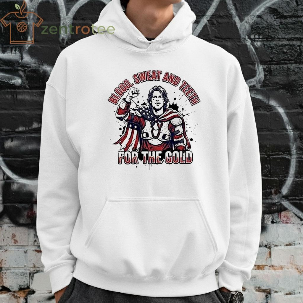 Blood Sweat And Teeth For The Gold Usa Hockey Jack Hughes shirt