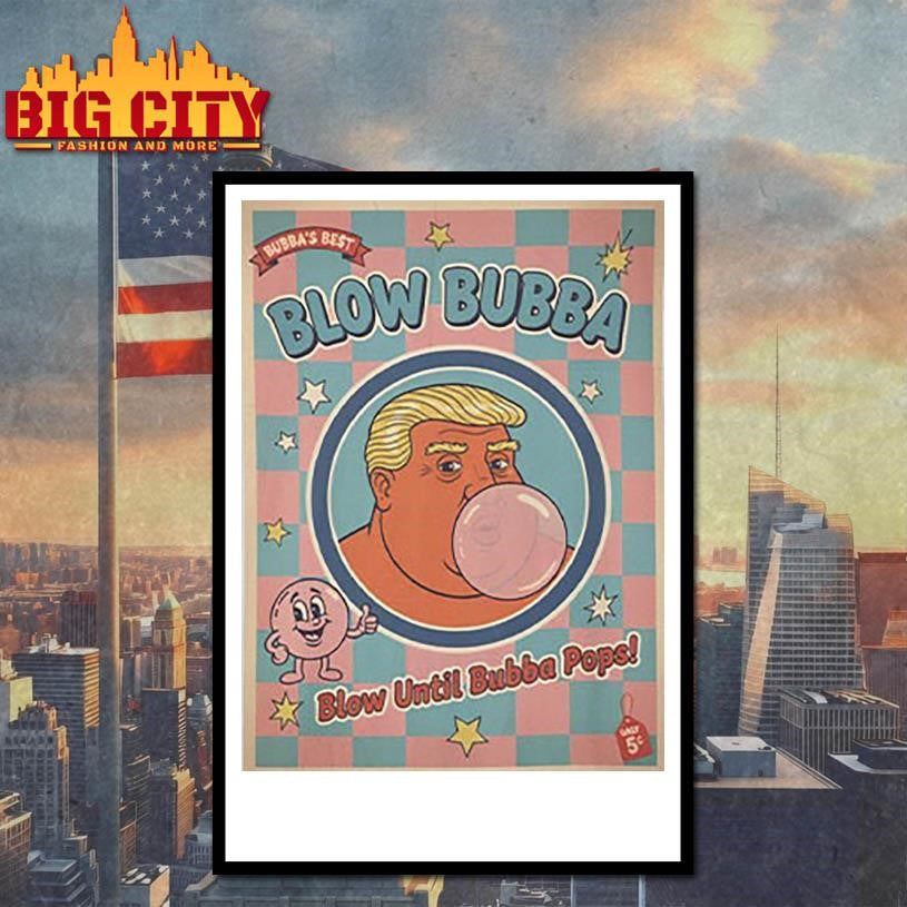 Blow Bubba Retro Bubble Gum Cartoon Shirt