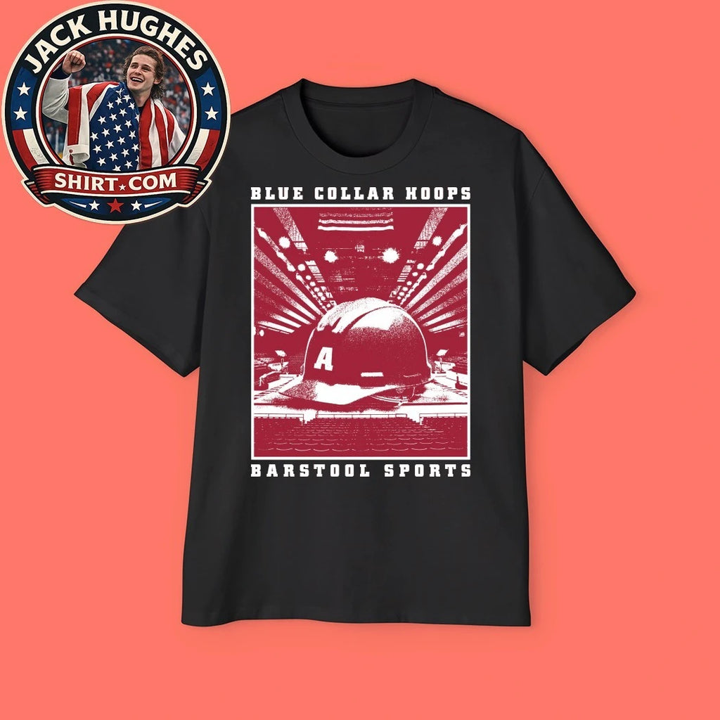 Blue Collar Hoops Barstool Sports Graphic T-Shirt