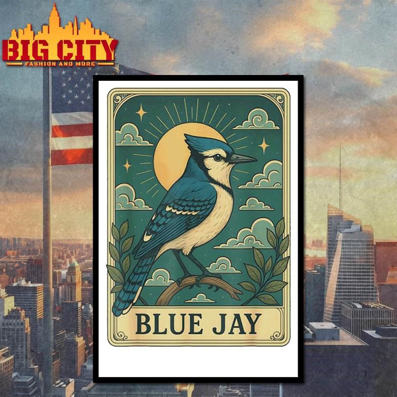 Blue Jay Tarot Card Shirt