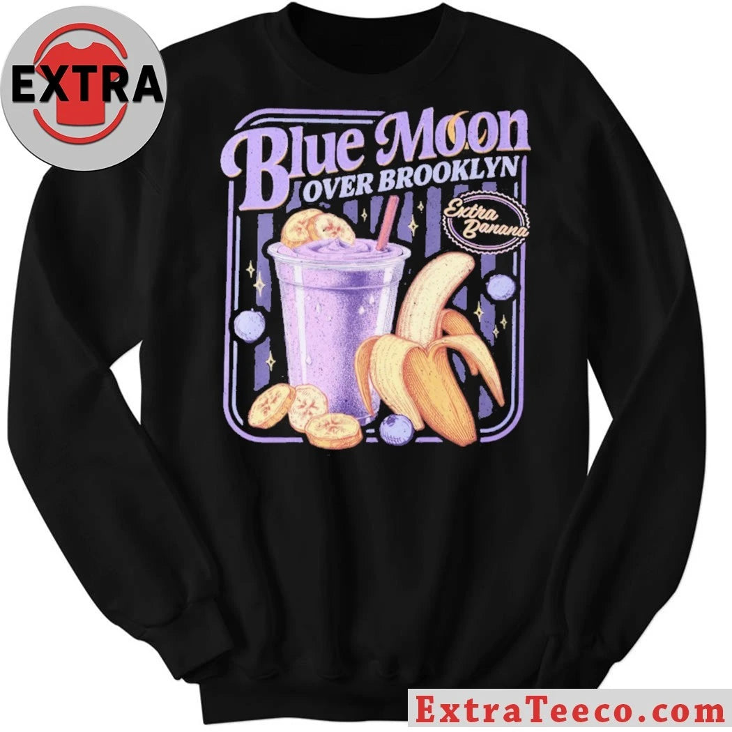 Blue Moon Over Brooklyn Extra Banana graphic t-shirt