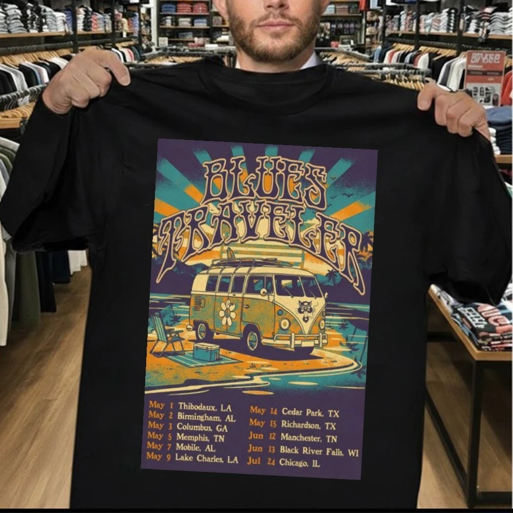 Blues Traveler Summer Tour 26 Poster Shirt