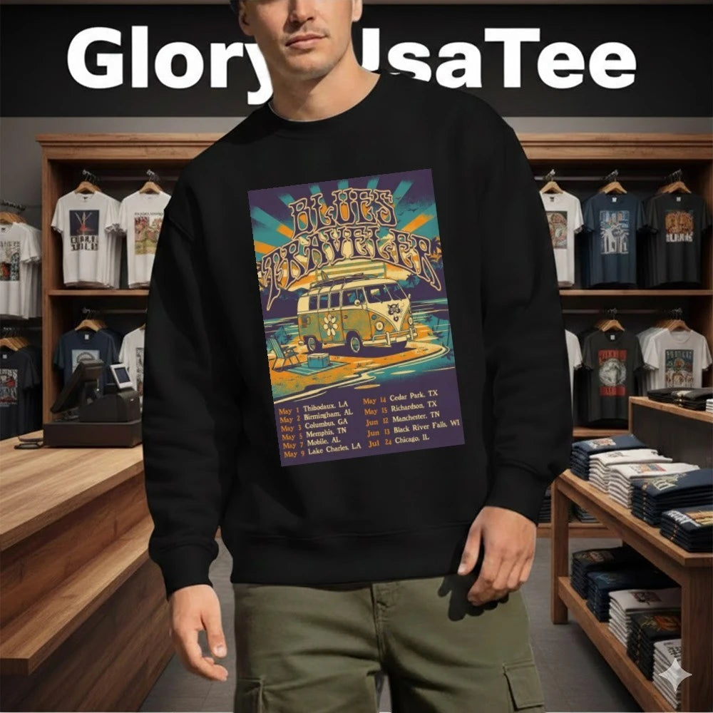 Blues Traveler Summer Tour 26 Poster Shirt