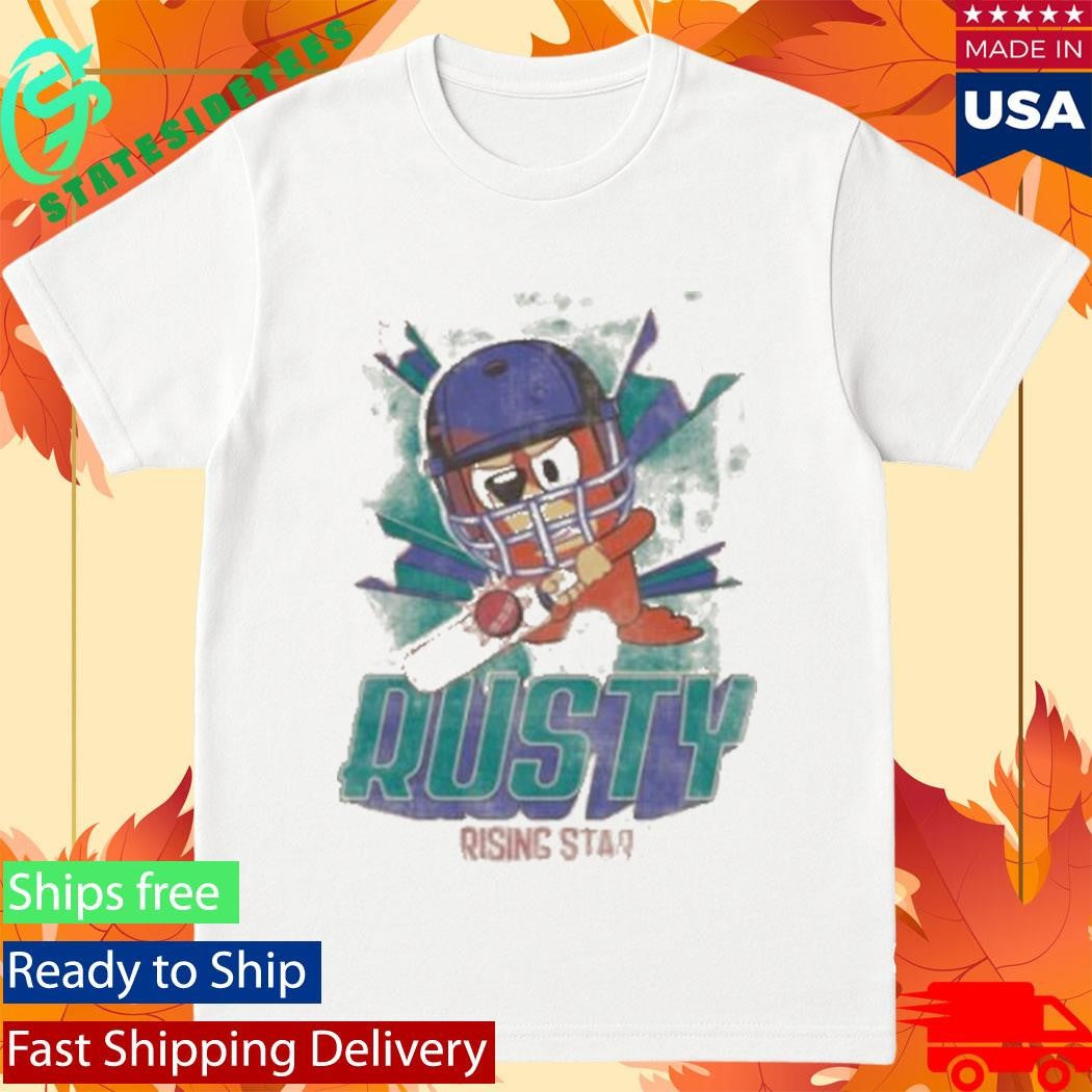 Bluey Adults Rusty Rising Star T-Shirt