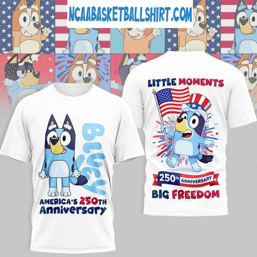 Bluey America’s 250th Anniversary Big Freedom T-Shirt