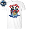 Bluey Bless America 250th Anniversary Patriotic Shirt