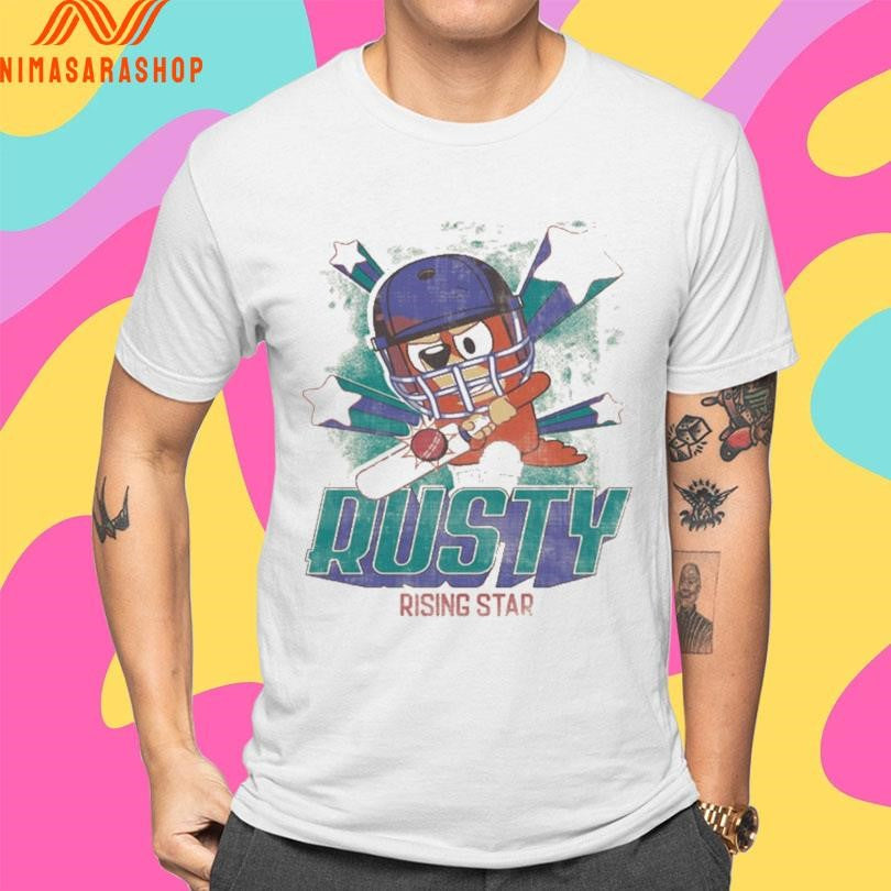 Bluey Rusty Rising Star Shirts