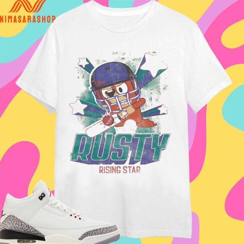 Bluey Rusty Rising Star Shirts