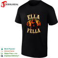 Ella Fella western desert sunset cactus windmill cowgirl ranch graphic shirt