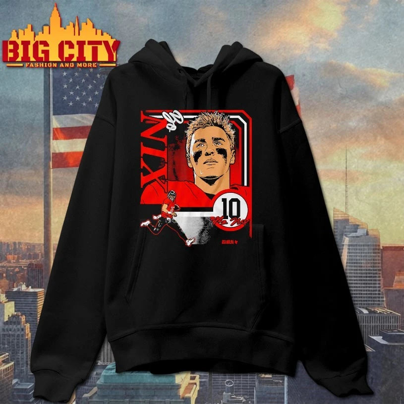 Bo Nix Collage Frame signature Shirt