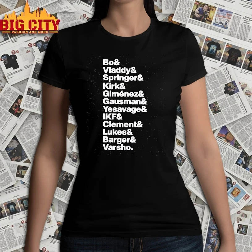 Bo &amp; Vladdy &amp; Springer &amp; Kirk &amp; Gimenez shirt