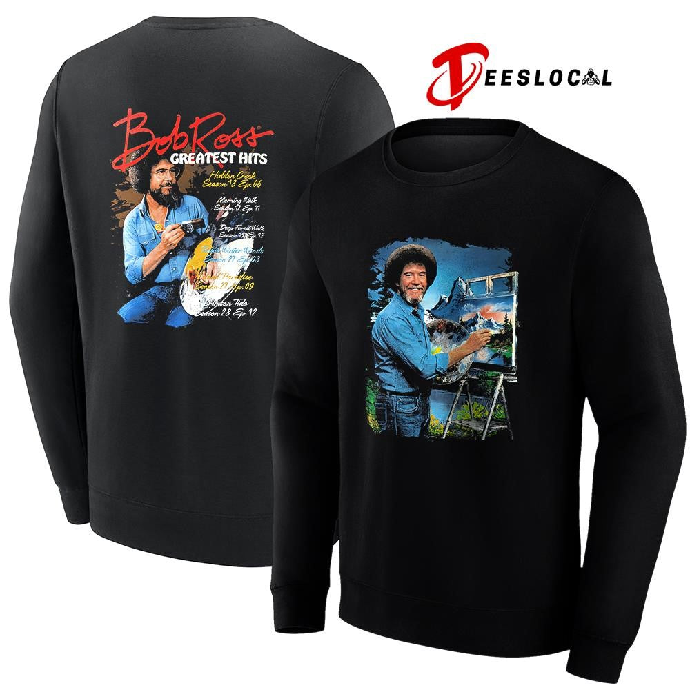 Bob Ross greatest hits hidden creek season vintage shirt