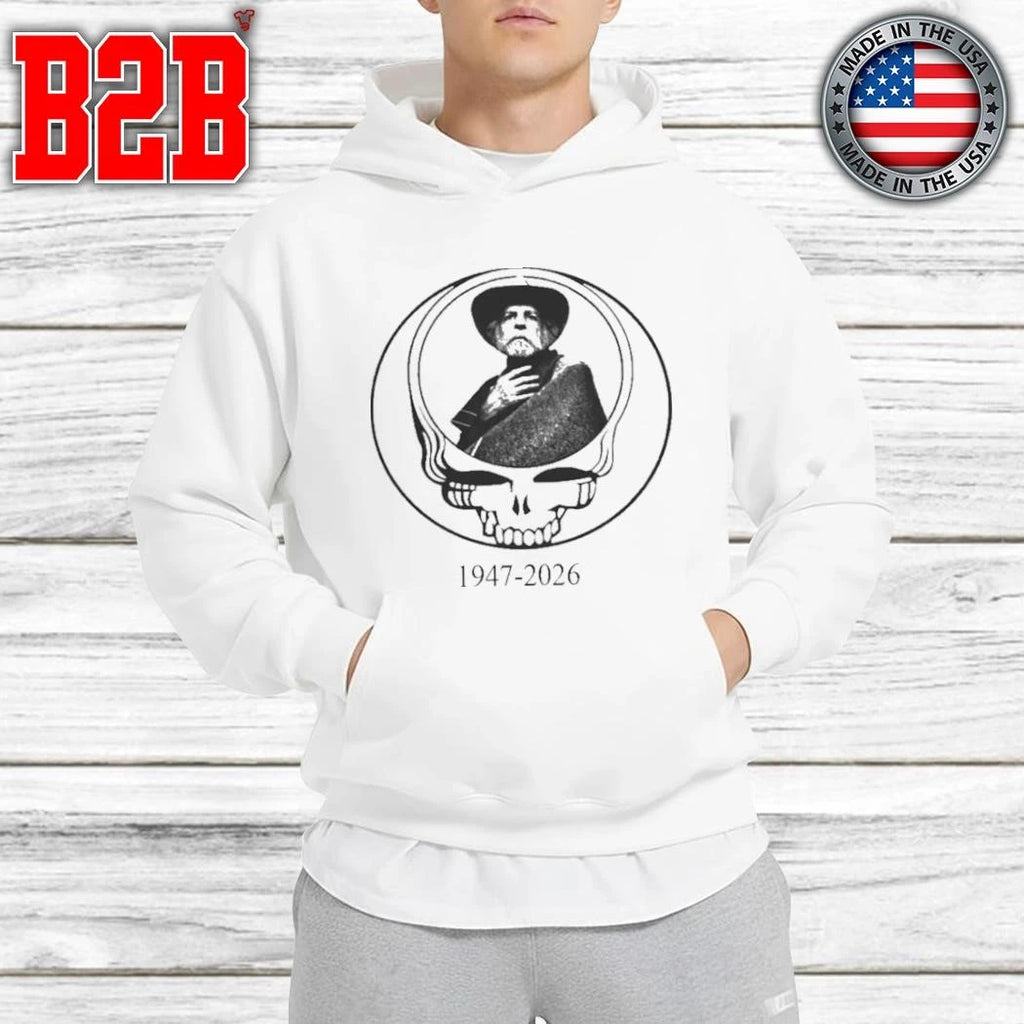 Bob Weir Grateful Dead Stealie Logo Tribute 1947-2026 Memorial Rest In Peace 1947 2026 Shirt