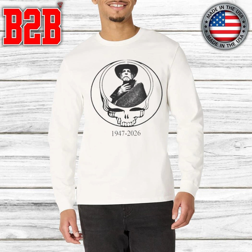 Bob Weir Grateful Dead Stealie Logo Tribute 1947-2026 Memorial Rest In Peace 1947 2026 Shirt