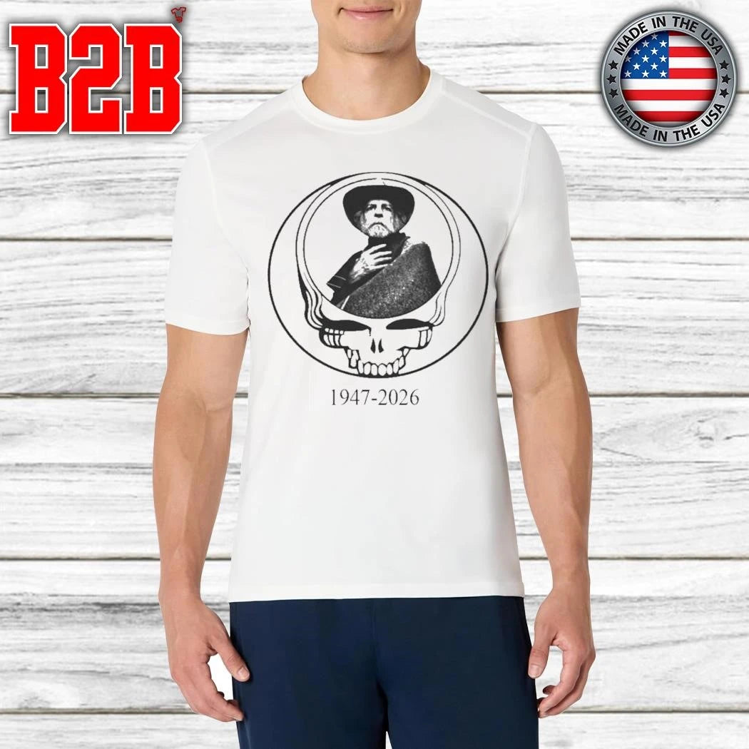 Bob Weir Grateful Dead Stealie Logo Tribute 1947-2026 Memorial Rest In Peace 1947 2026 Shirt