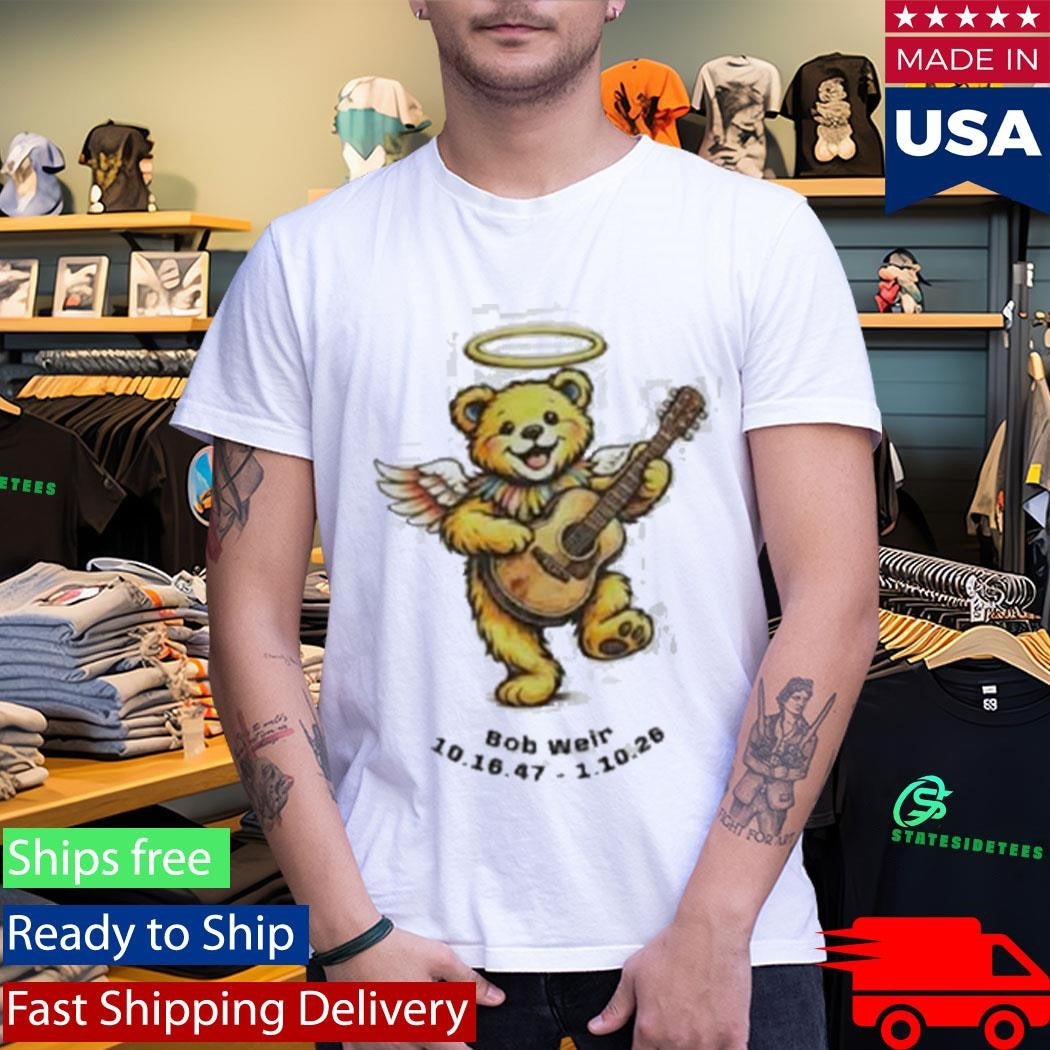 Bob Weir Rip 1947-2026 Tribute Tee Iconic Grateful Dead Memorial T-Shirt