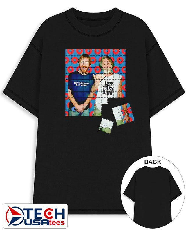 Bob Weir and Trey Anastasio puzzle piece shirt