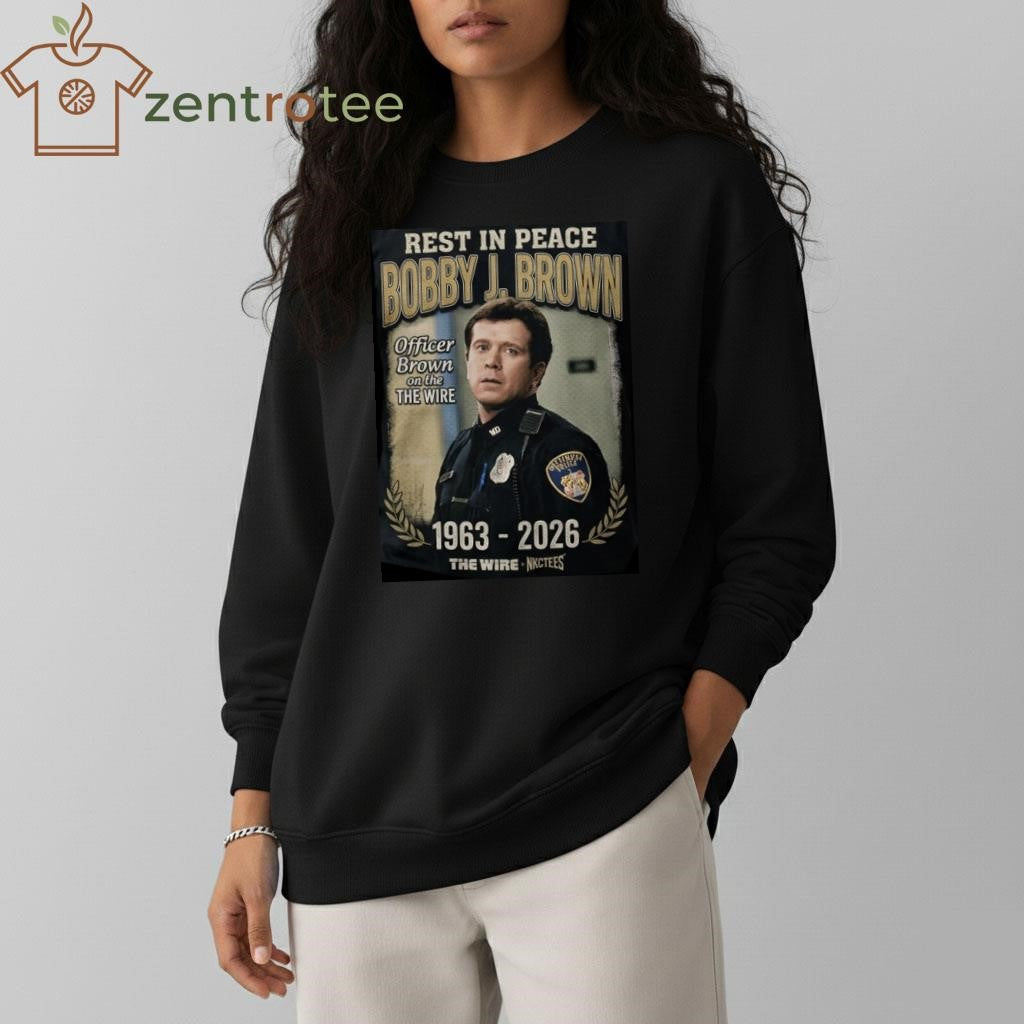 Bobby J. Brown (The Wire) Memorial Vintage T-Shirt – 1963-2026 Tribute Edition