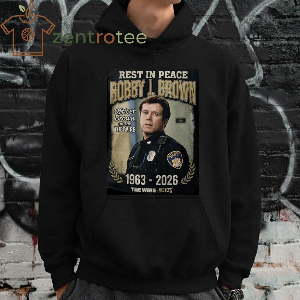 Bobby J. Brown (The Wire) Memorial Vintage T-Shirt – 1963-2026 Tribute Edition