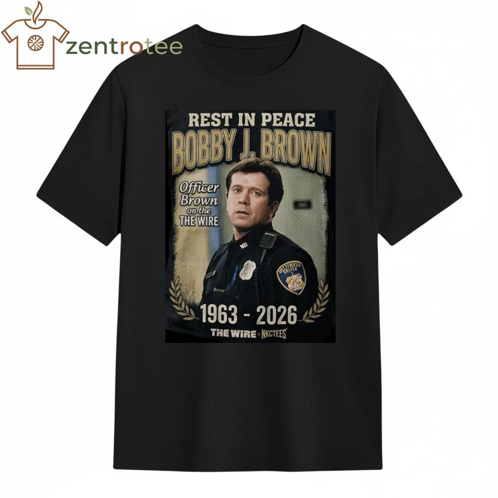 Bobby J. Brown (The Wire) Memorial Vintage T-Shirt – 1963-2026 Tribute Edition