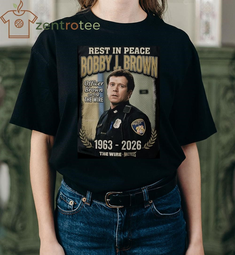 Bobby J. Brown (The Wire) Memorial Vintage T-Shirt – 1963-2026 Tribute Edition
