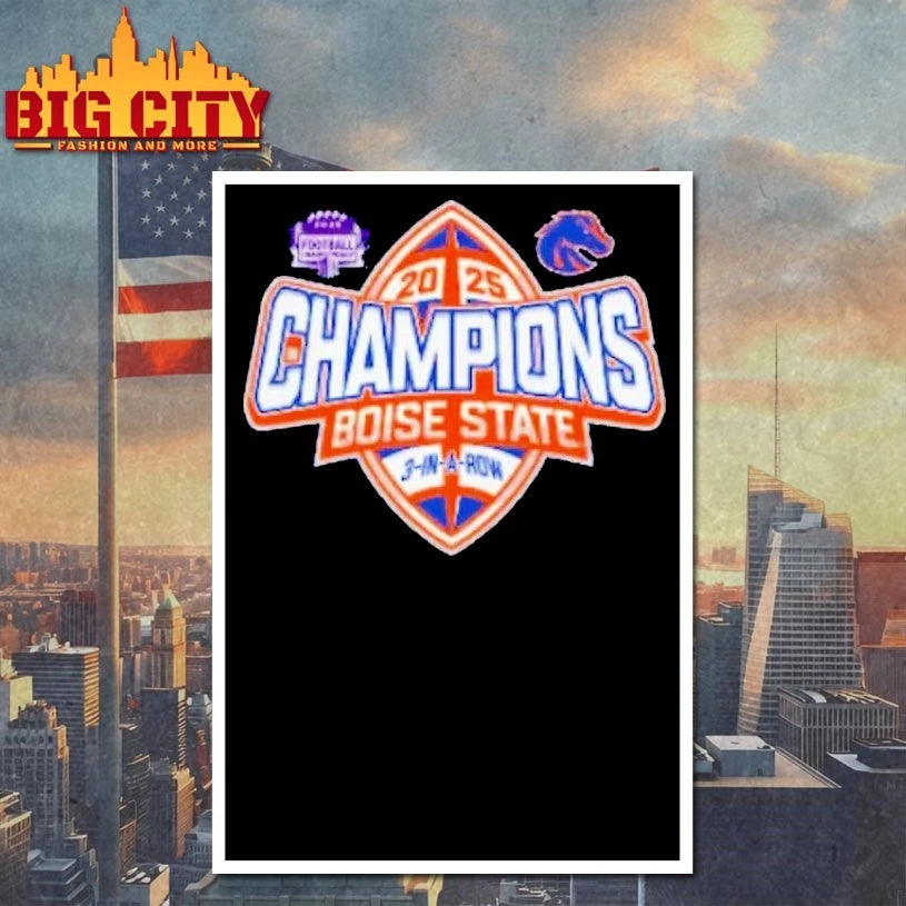 Boise State Broncos 2025 Mountain West Football Champions shirt