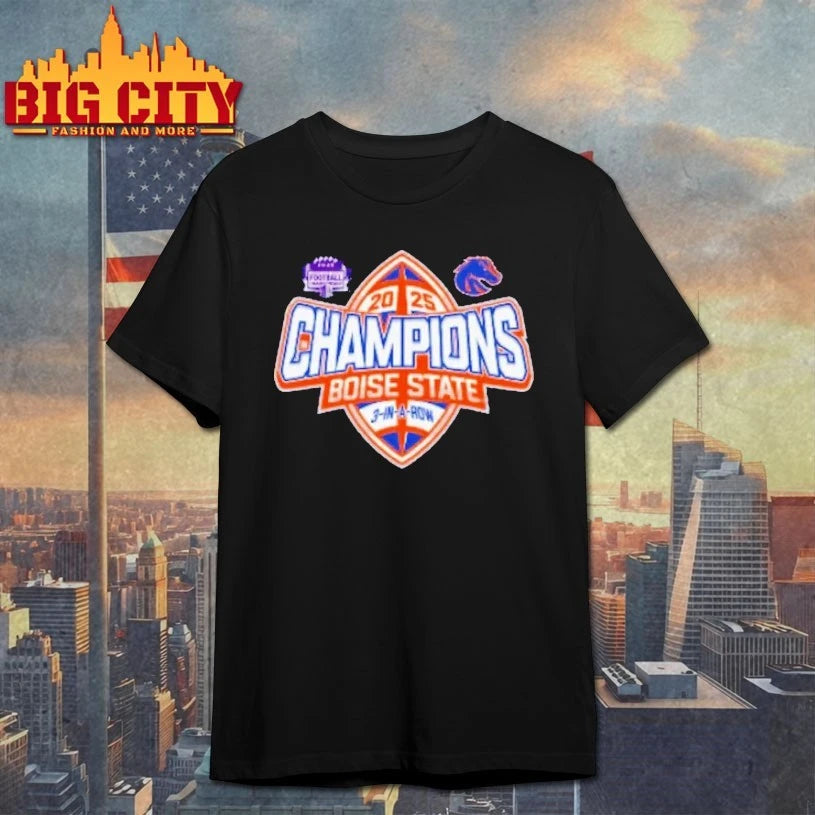 Boise State Broncos 2025 Mountain West Football Champions shirt