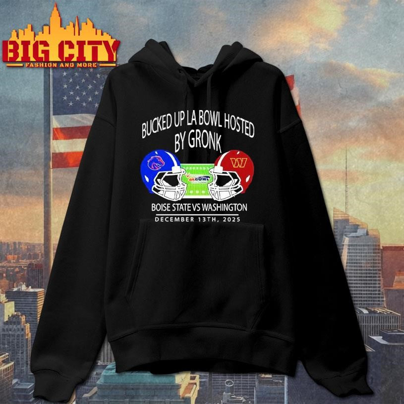 Boise State Football Vs Washington Football 2025 Bucked Up La Bowl Hosted By Gronk At Sofi Stadium In Inglewood Ca On December 13 2025 Helmet Shirt