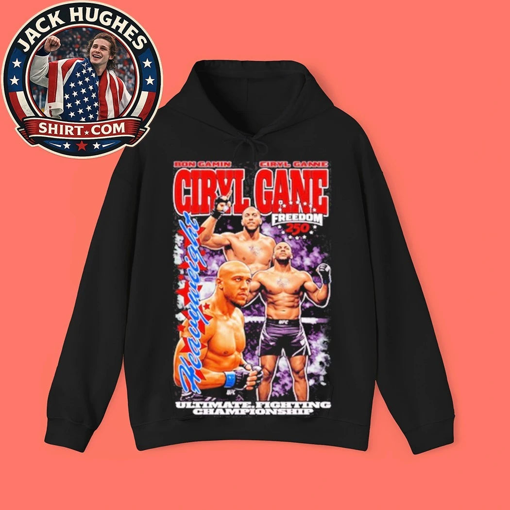 Bon Gamin Paris France Ciryl Gane Ufc Freedom 250 Hoodie