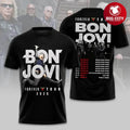 Bon Jovi Forever Tour 2025 Two Sided Shirt