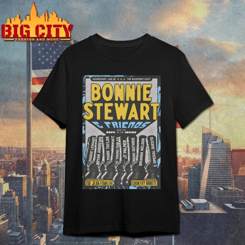 Bonnie Stewart And Friend 1.28.2026 The Basement East Nashville TN Poster shirt