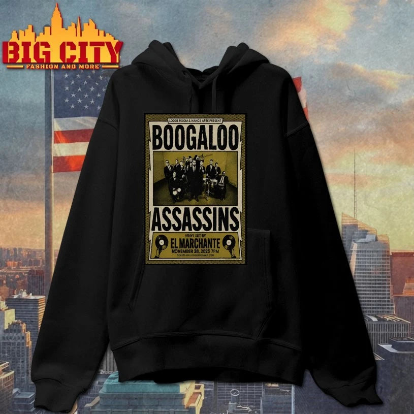Boogaloo Assassins 11-28-2025 Lodge Room in Los Angeles CA Poster shirt