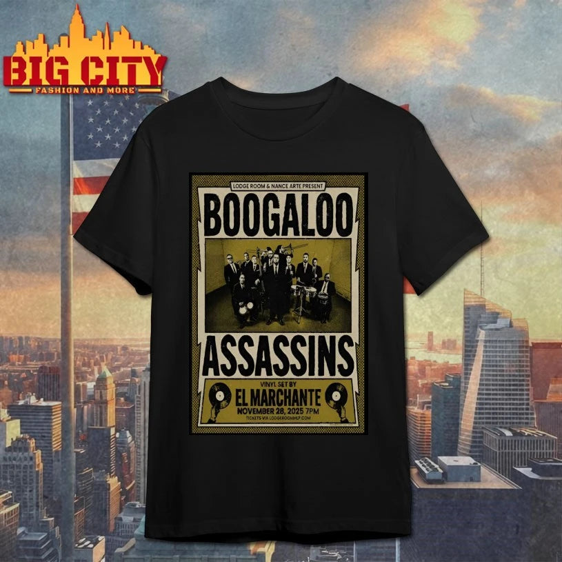 Boogaloo Assassins 11-28-2025 Lodge Room in Los Angeles CA Poster shirt