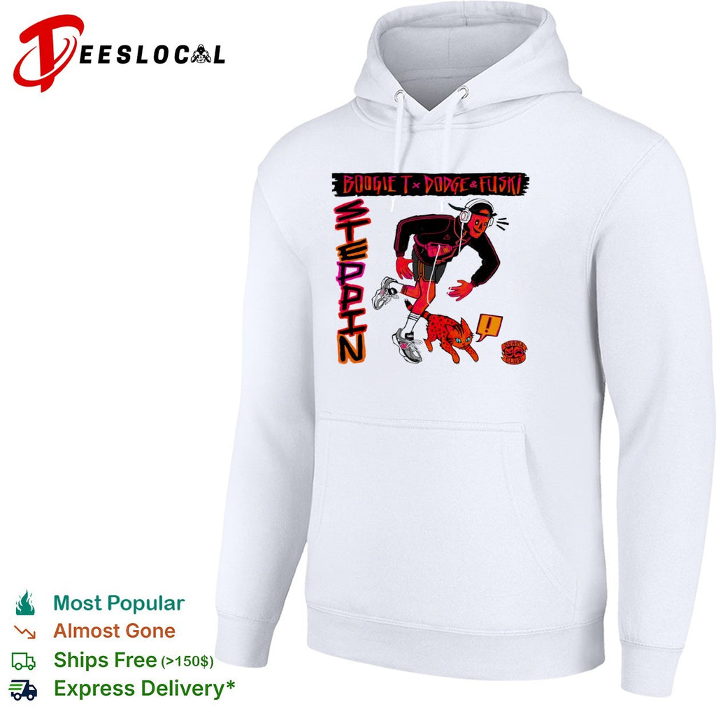 Boogie T x Dodge and Fuski Steppin Drama Club cat shirt