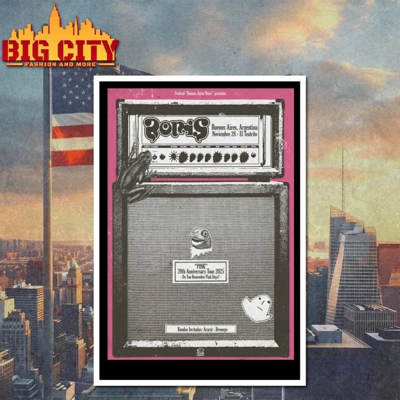 Boris EL Teatro in Buenos Aires Argentina November 28 2025 Poster shirt