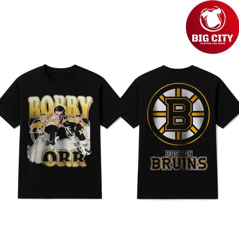 Boston Bruins Bobby Orr NHL Legend 2025 Two Sided Shirt