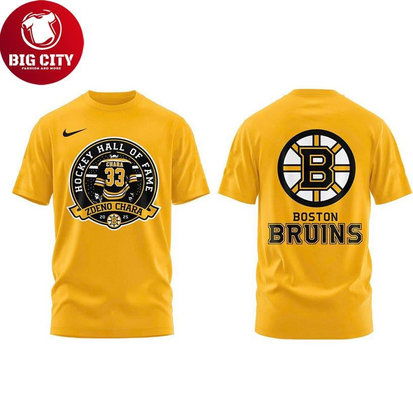 Boston Bruins Zdeno Chara Hockey Hall Of Fame 2025 Two Sided Shirt