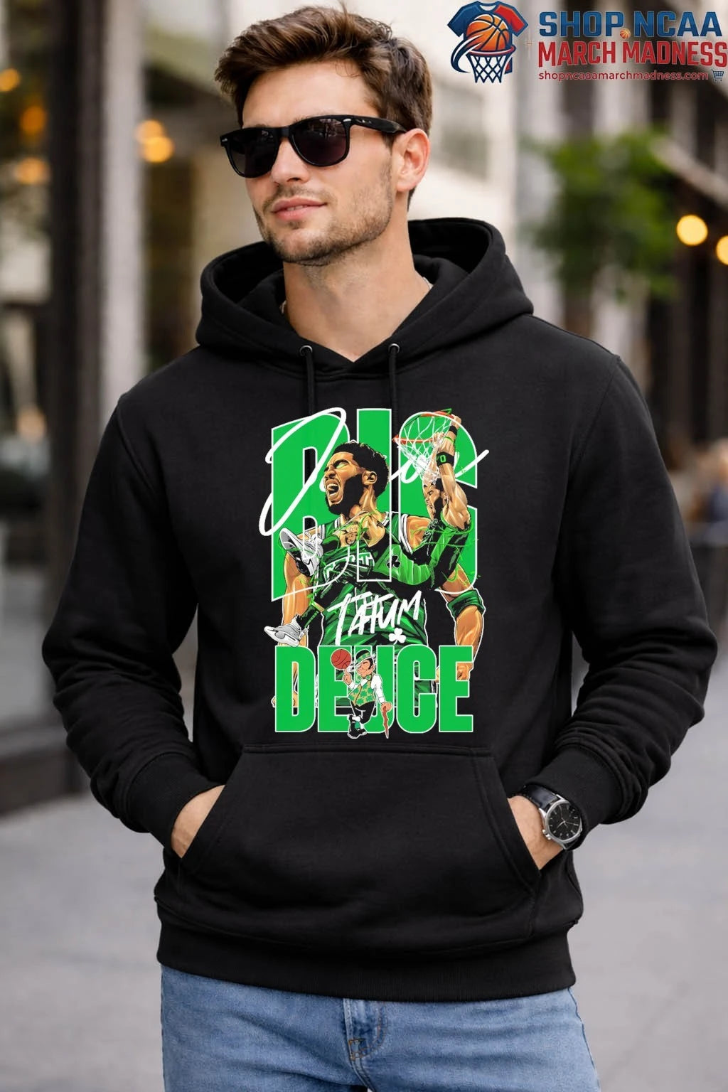 Boston Celtics BIG DEUCE Jayson Tatum Graphic T-Shirt