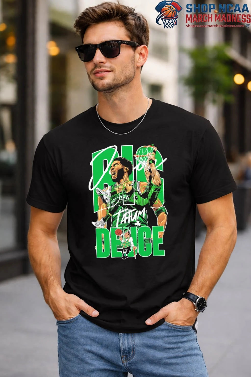 Boston Celtics BIG DEUCE Jayson Tatum Graphic T-Shirt