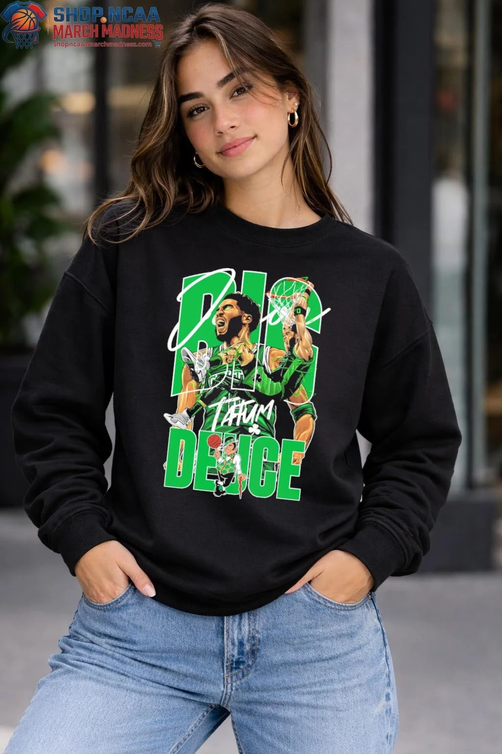 Boston Celtics BIG DEUCE Jayson Tatum Graphic T-Shirt