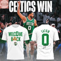 Boston Celtics Basketball Jayson Tatum Back To 0 Shirt